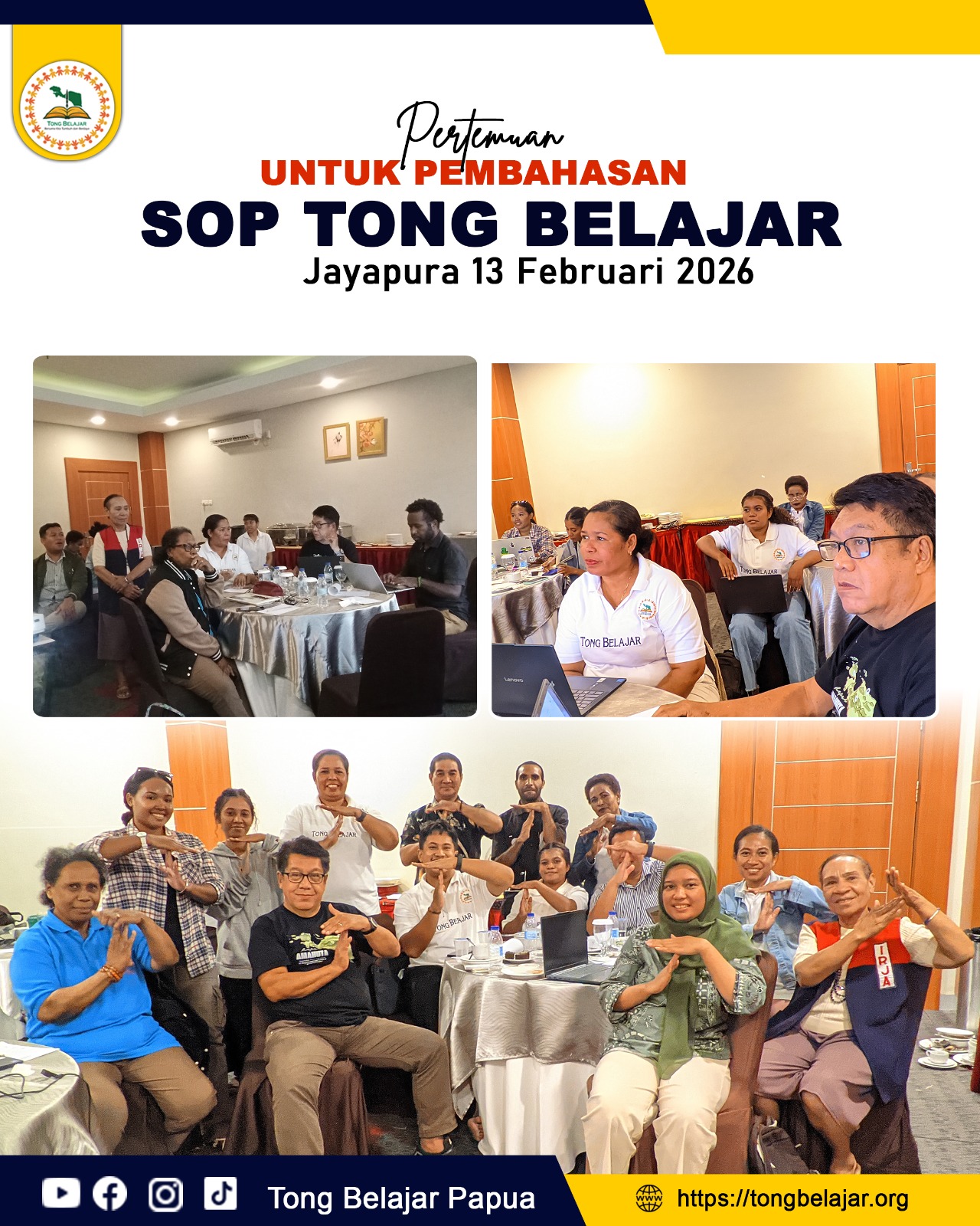 Penetapan SOP Administrasi dan Keuangan Tong Belajar